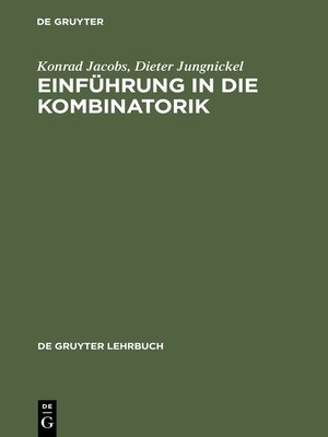cover image of Einführung in die Kombinatorik